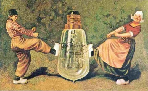 Publicidad holandesa de lámparas 