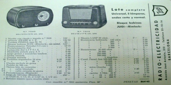 kit material radio