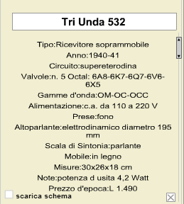 Caracteristicas Radio Unda 532