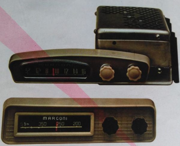 Auto radio Marconi RA- !06